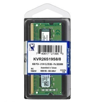 MEMORIA RAM SODIMM KINGSTON 8GB DDR4 2666MHZ