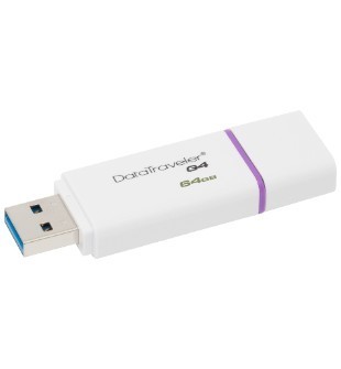 MEMORIA USB KINGSTON DTIG4 64GB WHITE/PURPLE