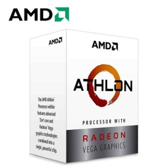PROCESADOR AM4 AMD ATHLON 3000G 3,5 GHZ  - DOBLE NÚCLEO