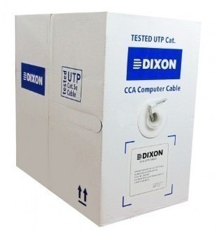 CABLE UTP DIXON  CAT 5 -  305M - 100%  COBRE - C. AZUL | 7060 LSZH